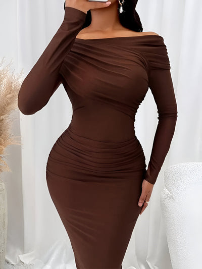 Ethel | Elegantes schulterfreies Bodycon-Kleid