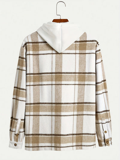 Robbie – Herrenmodehemd mit Stehkragen und dicker Verarbeitung