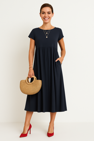 Munia - Minimalistisch, feminin und bequem - Lässiges Kleid