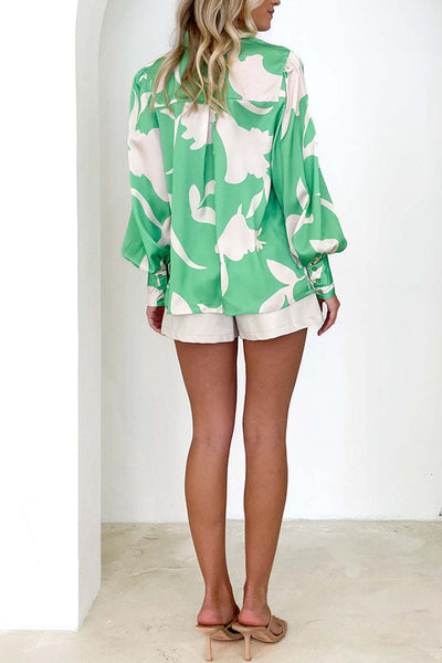 Lyra® | Modisches und personalisiertes, lässiges Hemd mit Laternenärmeln