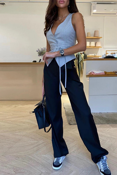 Lourdes® | Weste mit Knöpfen im Gentleman- oder Lady-Stil mit Taillengurt