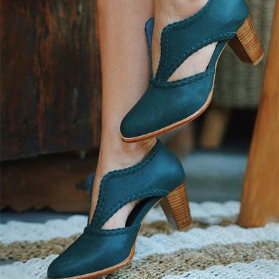 Lily – Spitzlederstiefel mit seitlichem Reißverschluss