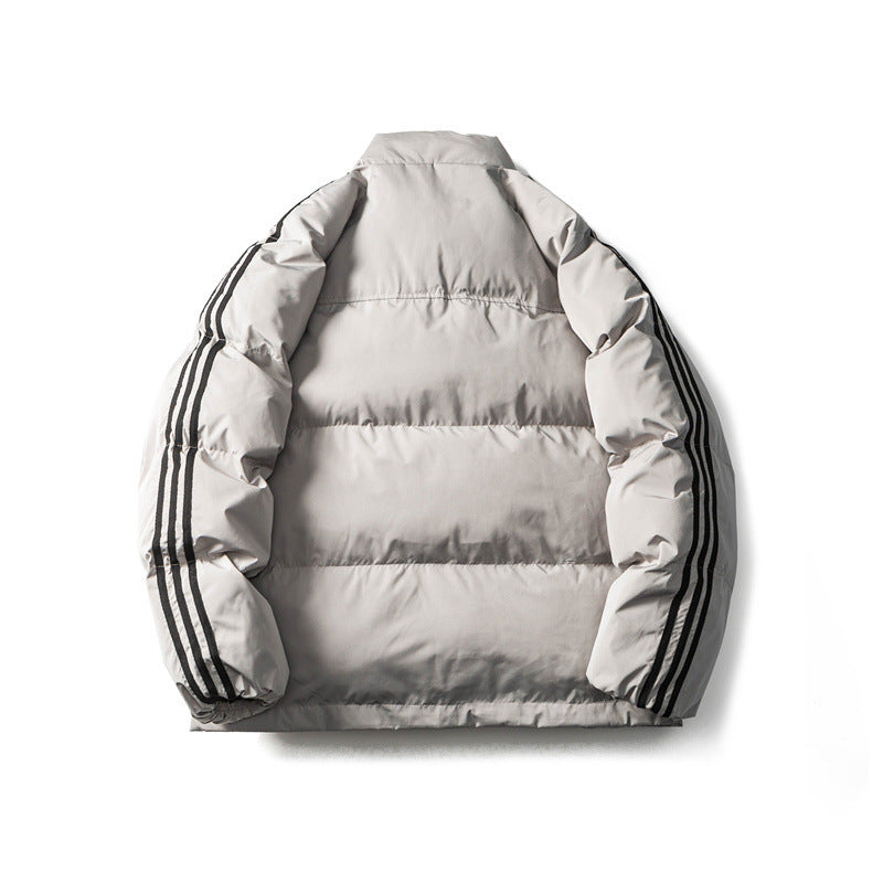 Judy - warme gestreifte baumwolljacke für männer