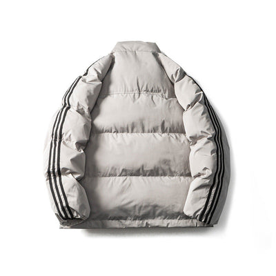 Judy - warme gestreifte baumwolljacke für männer