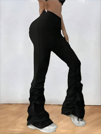 Rebecca | Trendige High-Waist Flared Pants für einen mühelosen Stil