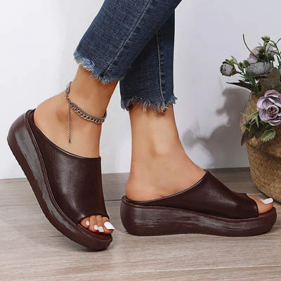 Damen elegante Plateausandalen | Bequeme