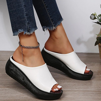 Damen elegante Plateausandalen | Bequeme