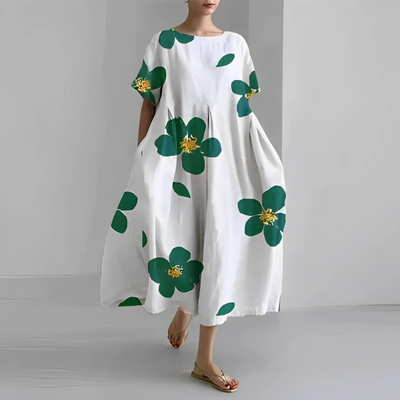 Damen Geblümtes Mutterschaft Sommerkleid | Midi