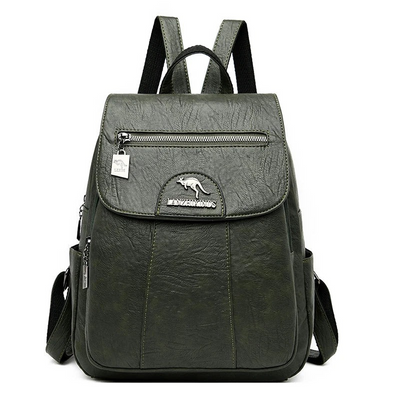 Damen geräumiger Rucksack | reißverschluss