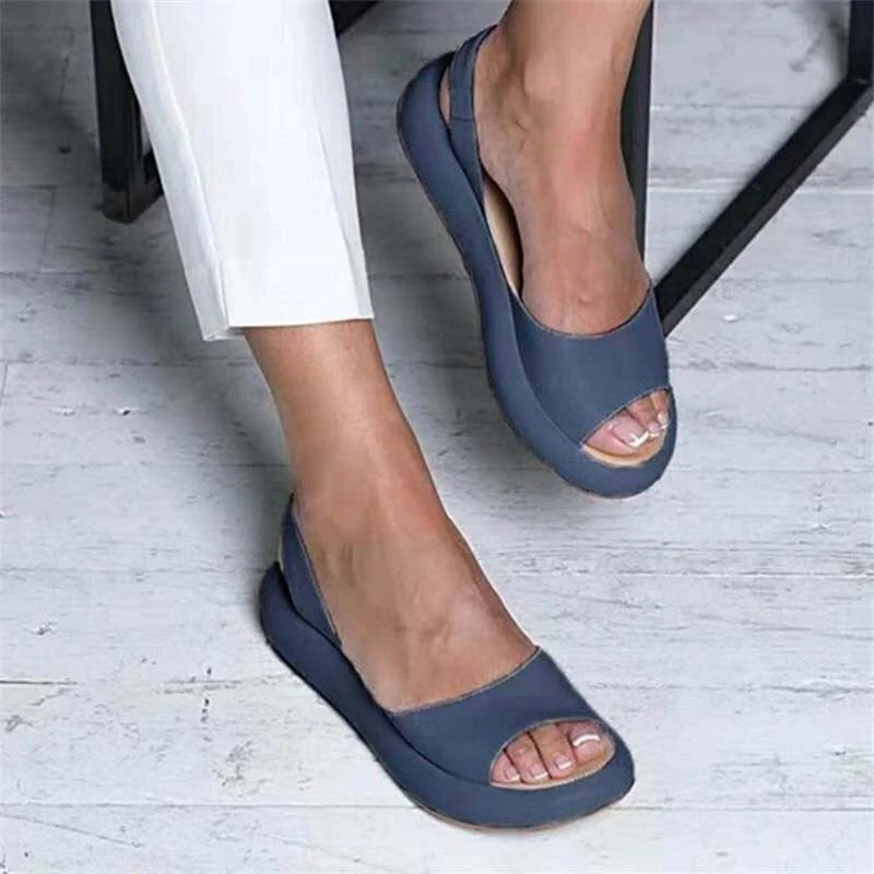 Damen lässige Sommersandalen | Plateau