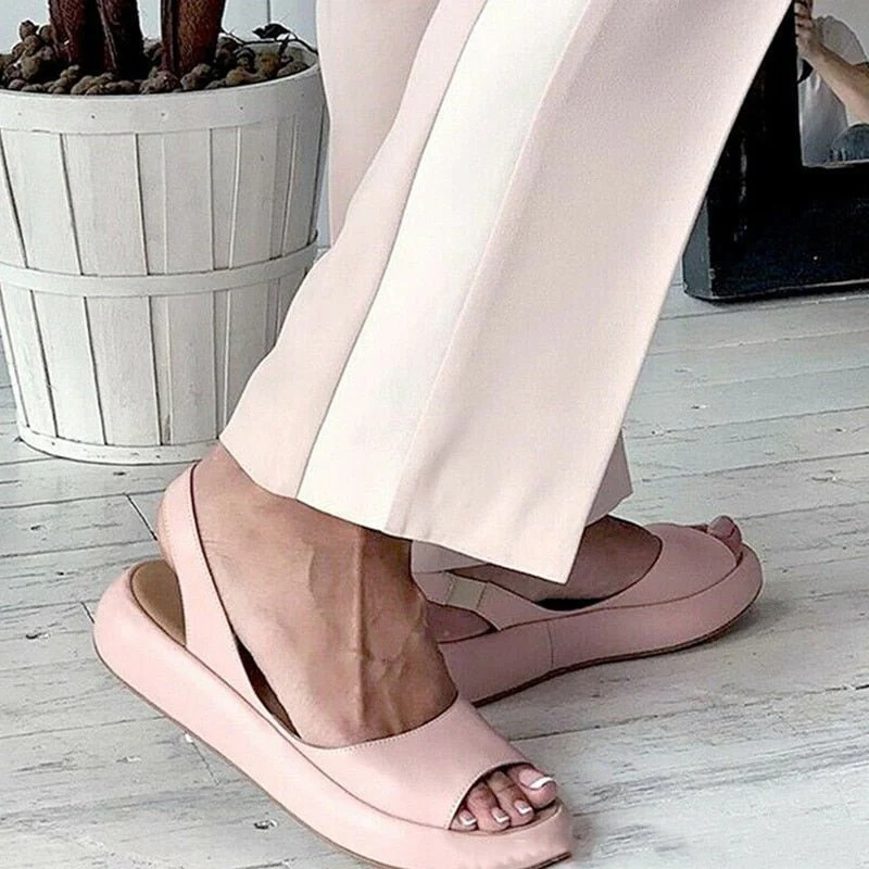 Damen lässige Sommersandalen | Plateau
