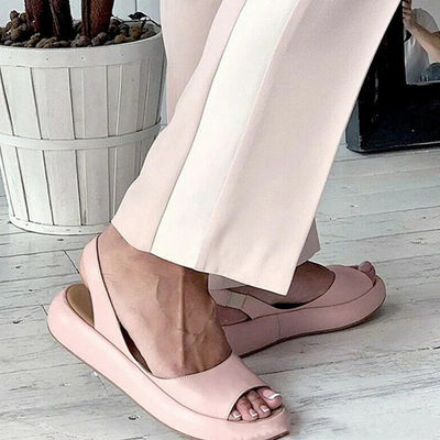Damen lässige Sommersandalen | Plateau