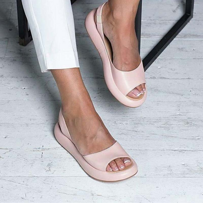 Damen lässige Sommersandalen | Plateau