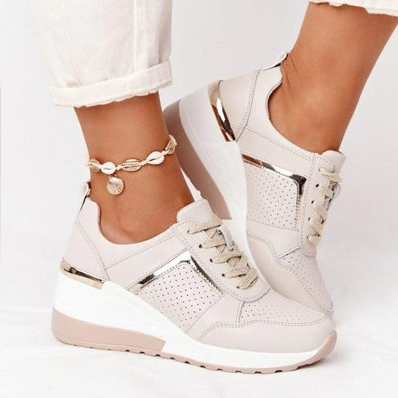 Damen stützende stylische Sneaker | Bequem