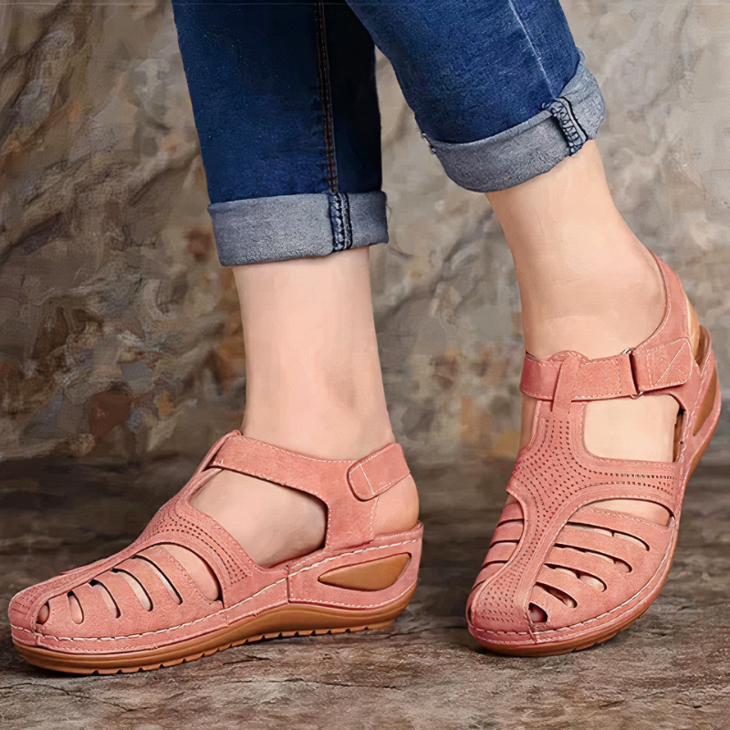 Damen stützende Walkingsandalen | Bequeme