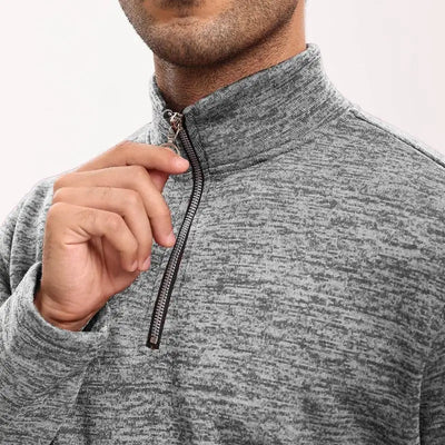 Pullover mit halbem Reißverschluss für Männer