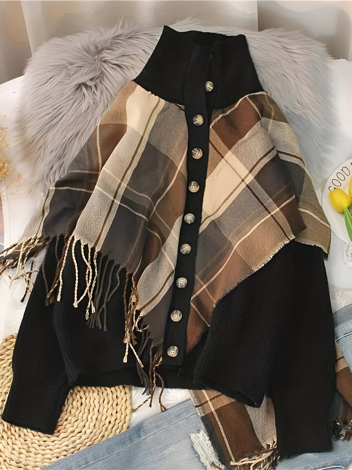 Nehelenia | Gemütlicher High-Neck-Pullover