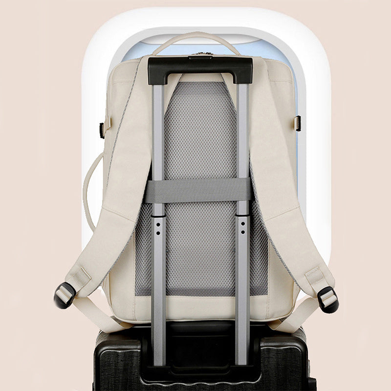 Laura – Rucksack mit großer Kapazität für Damen und Herren mit mehreren Taschen und Reißverschlüssen