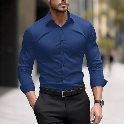Ronnie – Langes Business-Casual-Hemd für Herren
