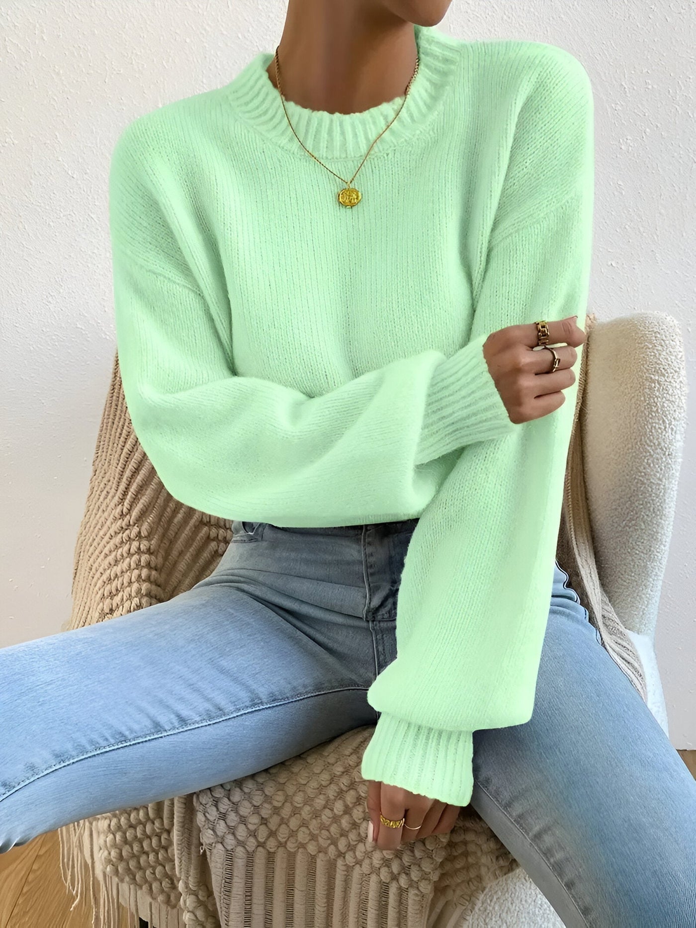 Amaryllis | Gemütlicher Casual Pullover für Herbst und Winter