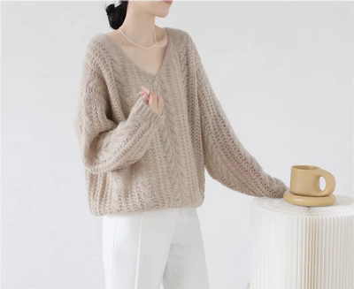 Minimalistischer Pullover für Frauen