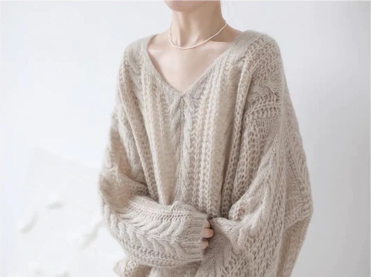 Minimalistischer Pullover für Frauen