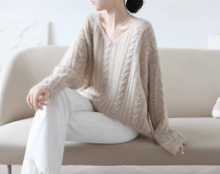 Minimalistischer Pullover für Frauen