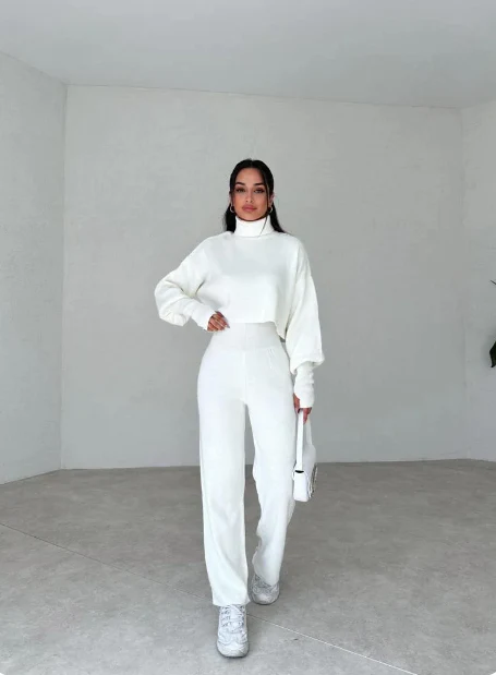 Modisches Damen-Zweiteiler-Set