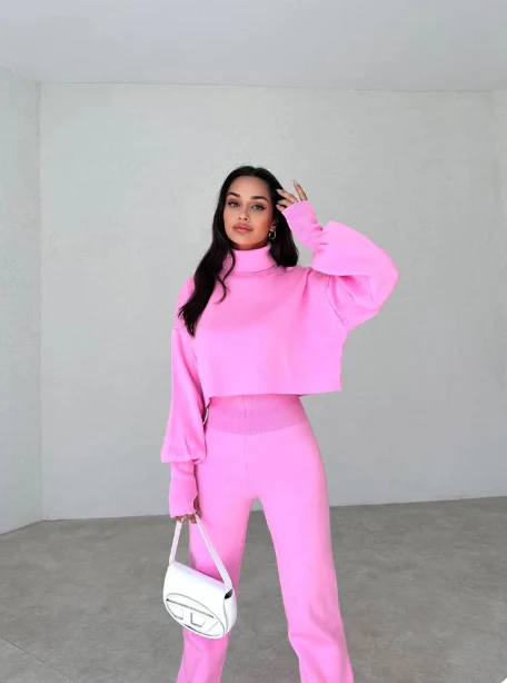 Modisches Damen-Zweiteiler-Set