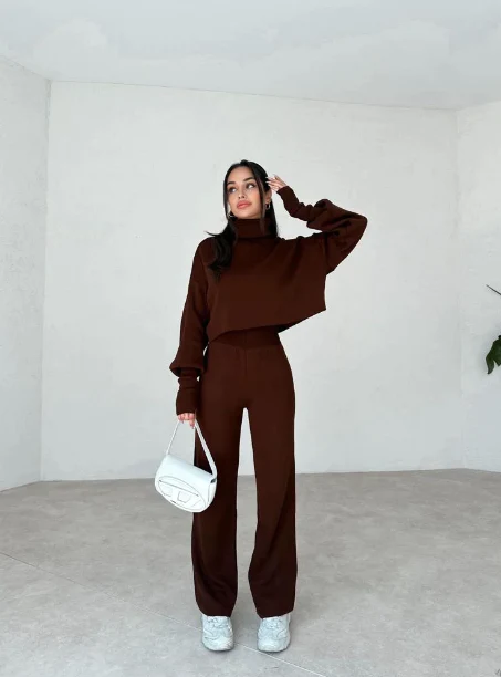 Modisches Damen-Zweiteiler-Set