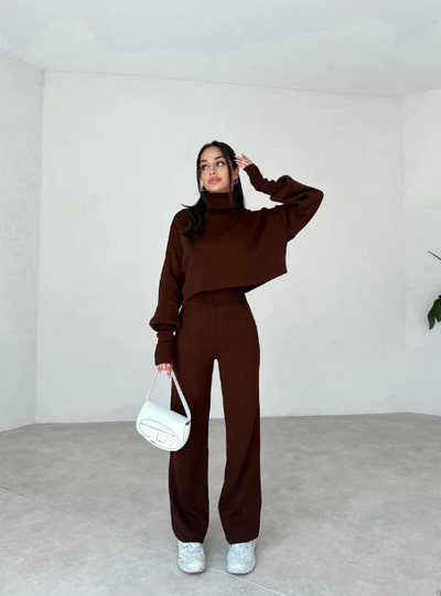 Modisches Damen-Zweiteiler-Set