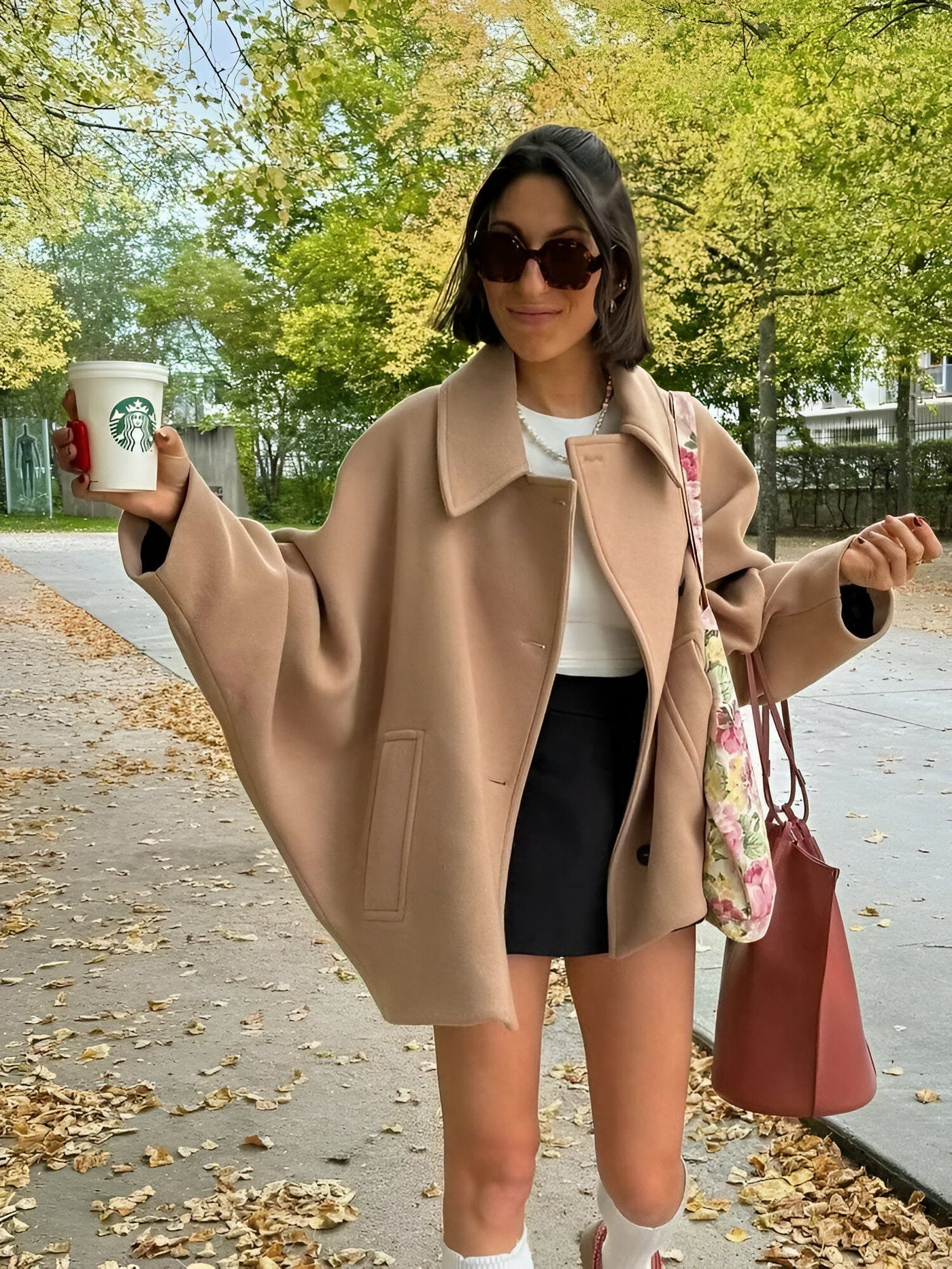 Franziska | Elegante Oversized Wolljacke