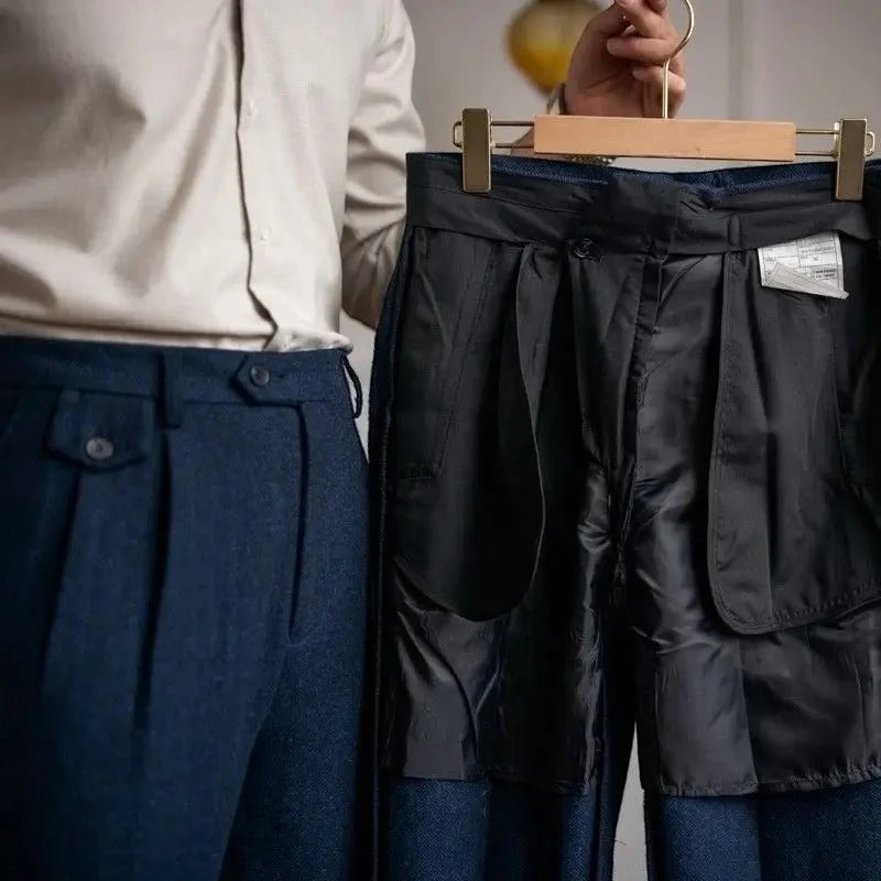 Herren moderne gerade Hose | Anzug
