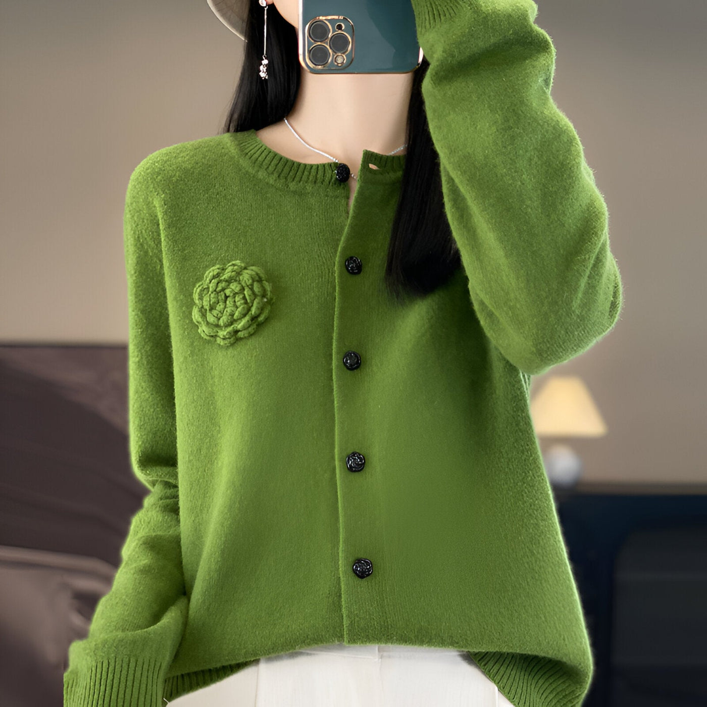 Isa | Luxuriöses Merino-Cashmere-Sweatshirt