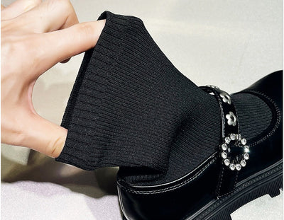 Tanya – Dicksohlige Damen Sockenstiefel im Martin-Stil