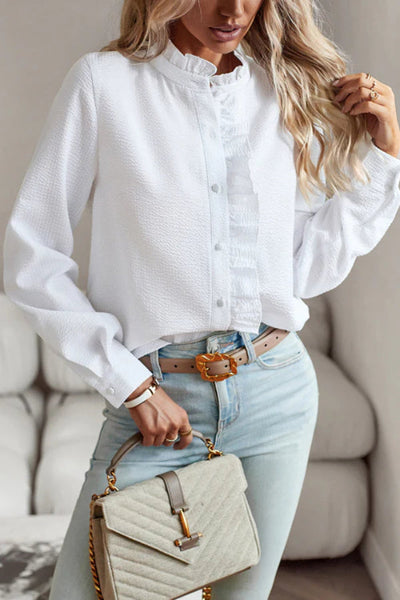 Iris® | Gerüschtes Langarmoberteil