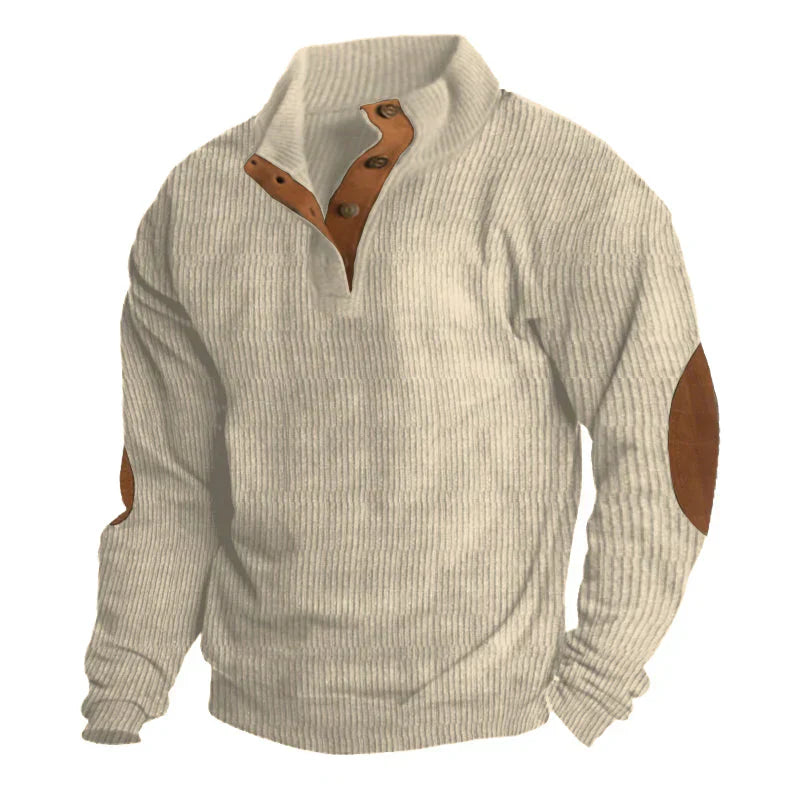 Geknöpfter Pullover für Männer