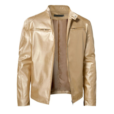 Klassische Lederjacke für Herren