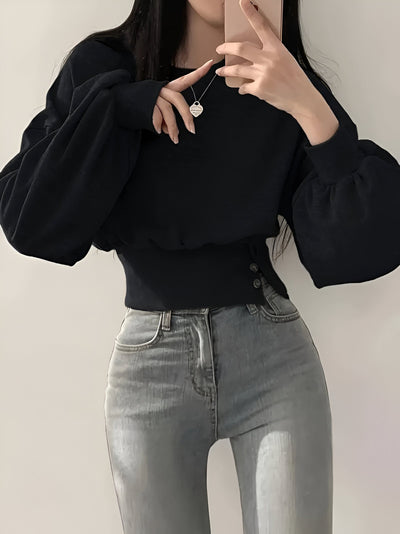 Klaudia | Langärmeliger Strickpullover