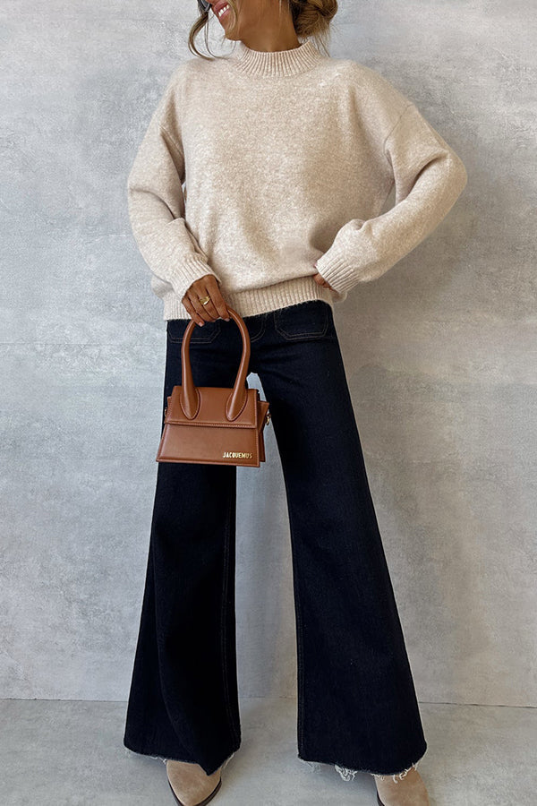 Chelsea® | Superweicher Jersey-Pullover in Beige