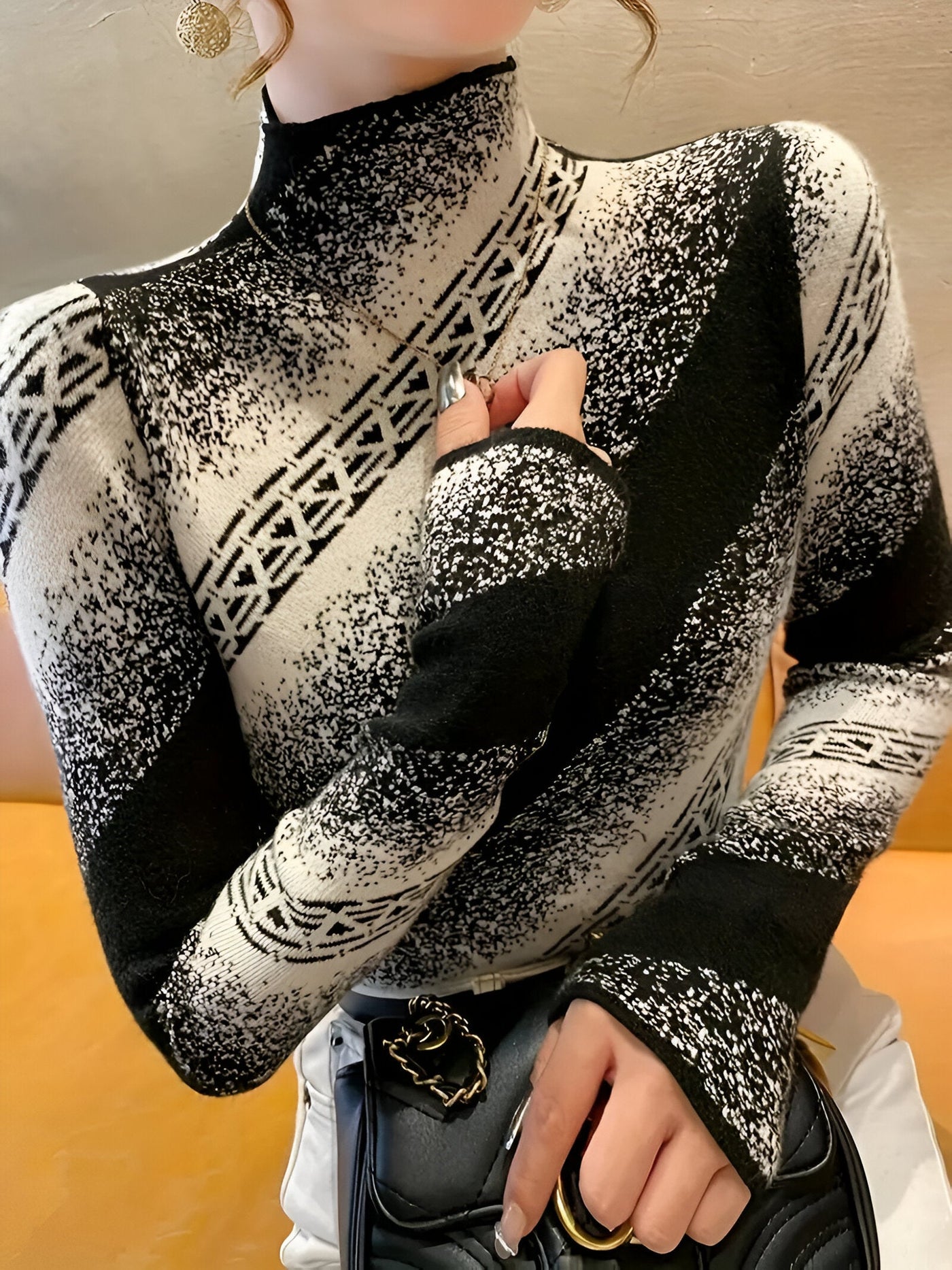 Jolina | Eleganter gestreifter Pullover