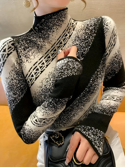 Jolina | Eleganter gestreifter Pullover