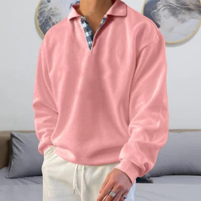 Pullover mit Knöpfen für Männer