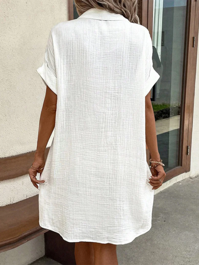 Elegantes Sommer-Hemdkleid für Damen | Mini