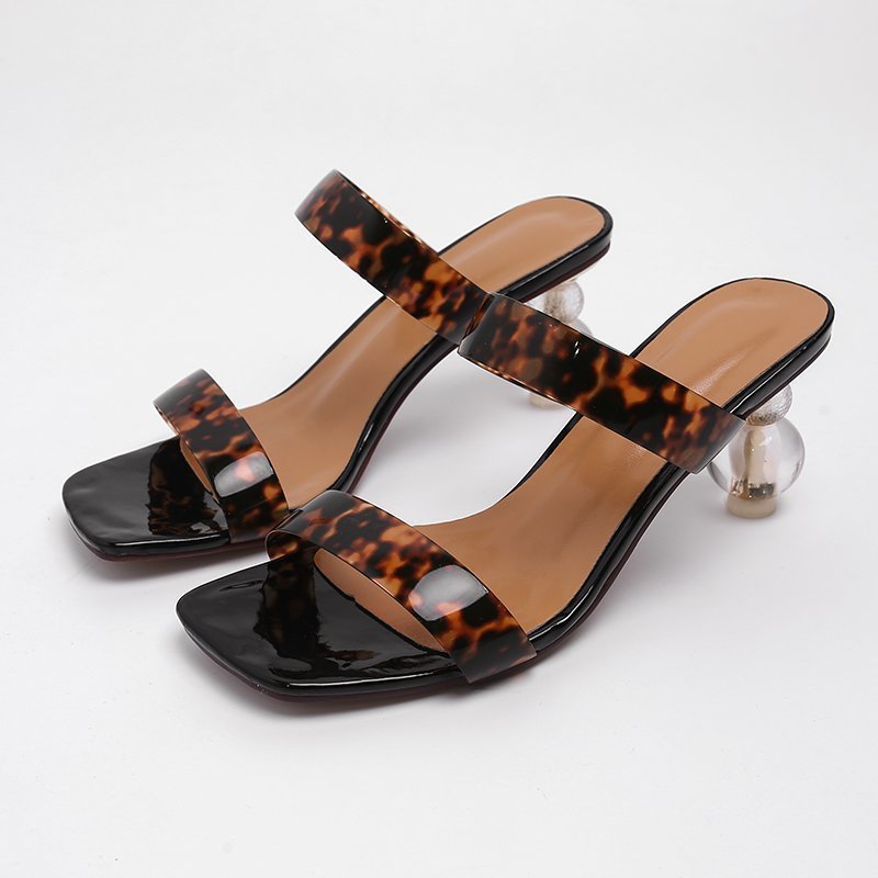 Francesca – High Heels mit Profilabsatz und Leopardenmuster