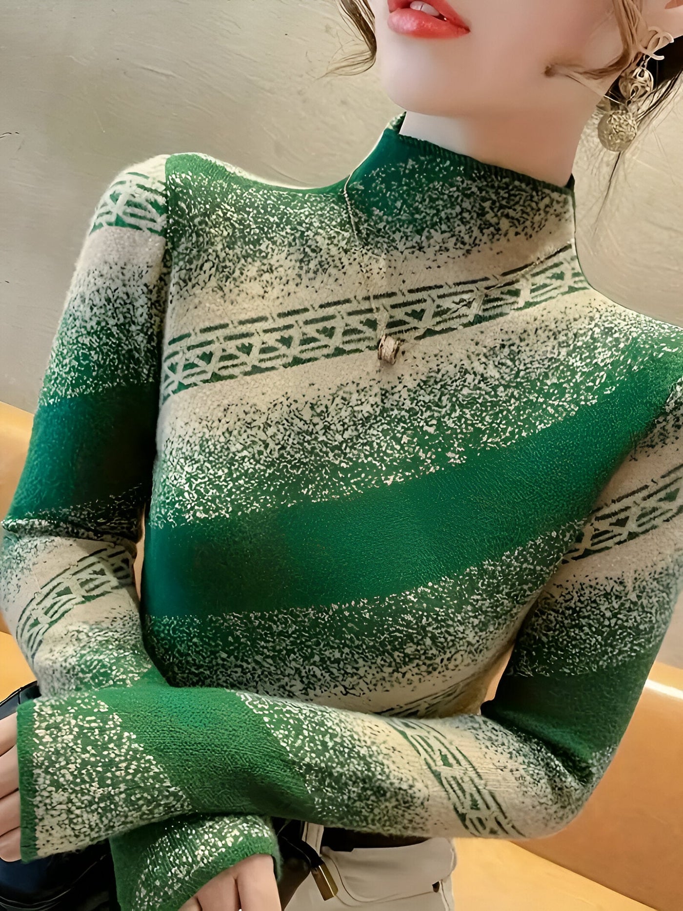 Jolina | Eleganter gestreifter Pullover