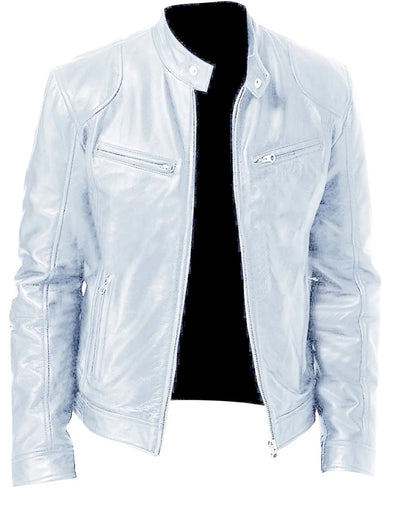 Klassische Lederjacke für Herren