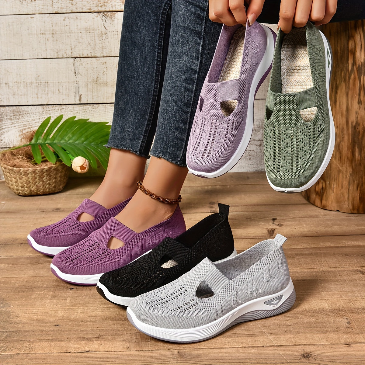 Ottilie | Atmungsaktive Slip-on Schuhe