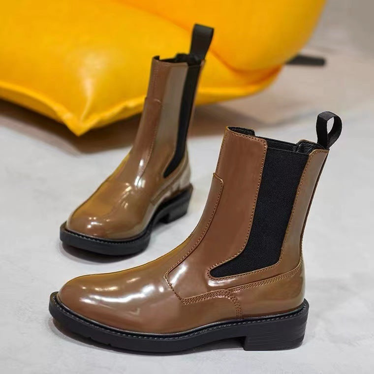 Andrea – Britische Martin-Stiefel aus veganem Leder