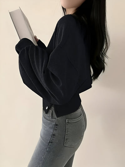 Klaudia | Langärmeliger Strickpullover
